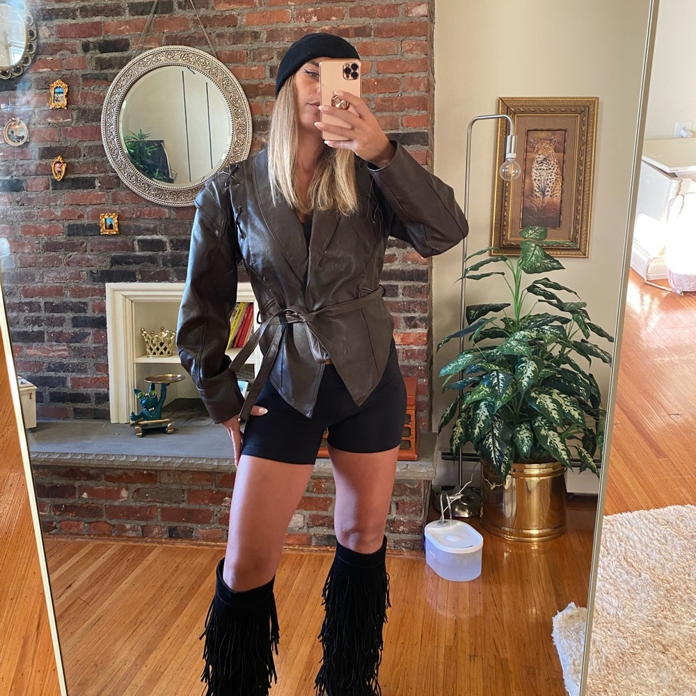 Medium Brand new Leather Jacket